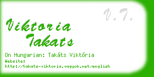 viktoria takats business card